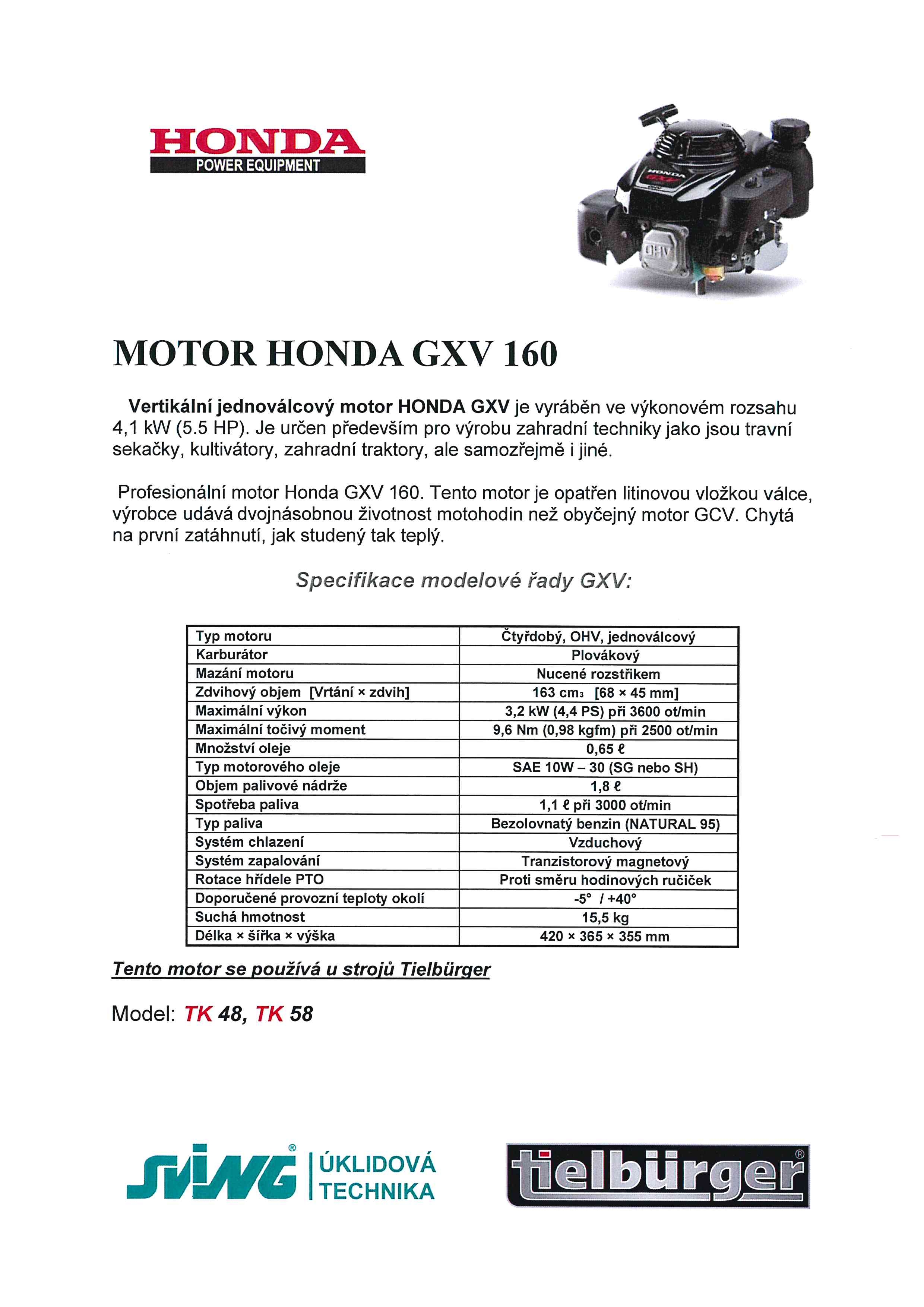 Tielbürger TK 58 COMPACT CLASS HONDA GXV160 (AD-372-045TS)