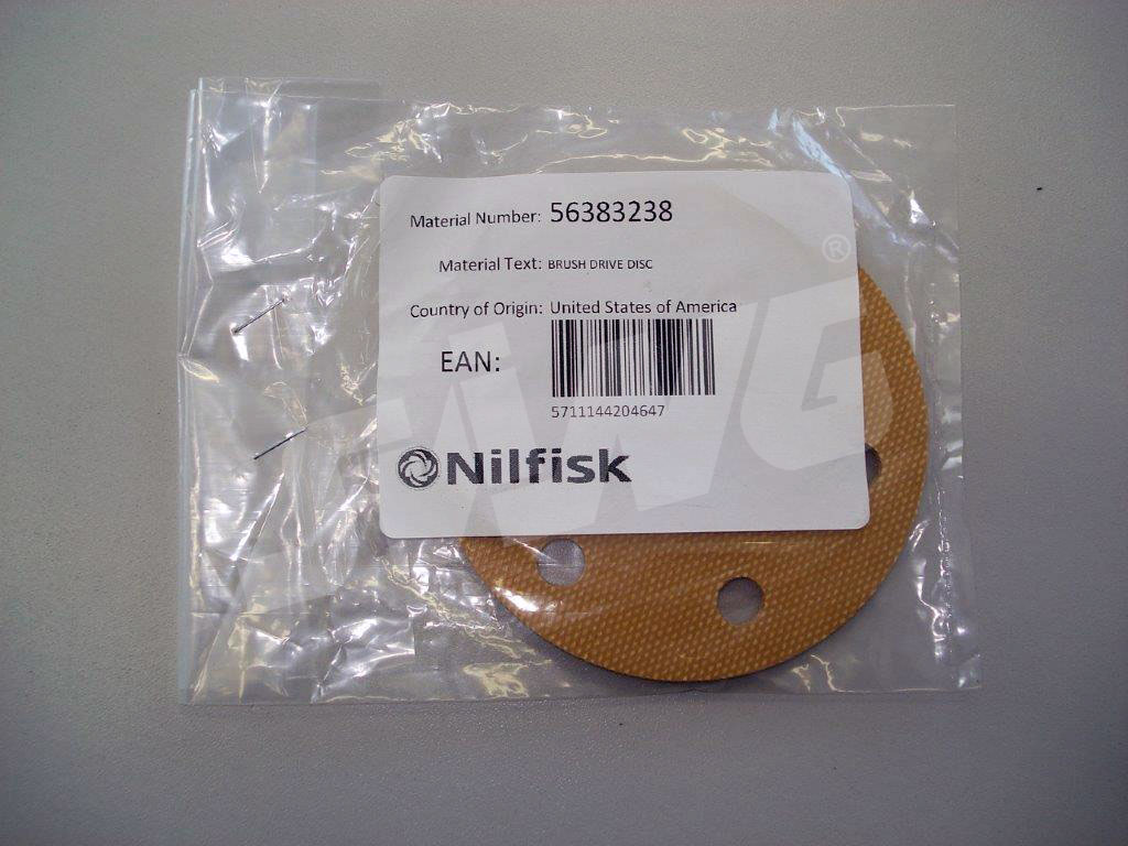 silentblok kartáčového motoru žlutý NILFISK PN 56383238